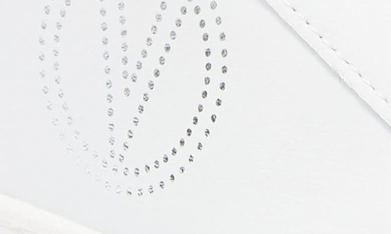 Shop Valentino By Mario Valentino Petra Sneaker In White Silver