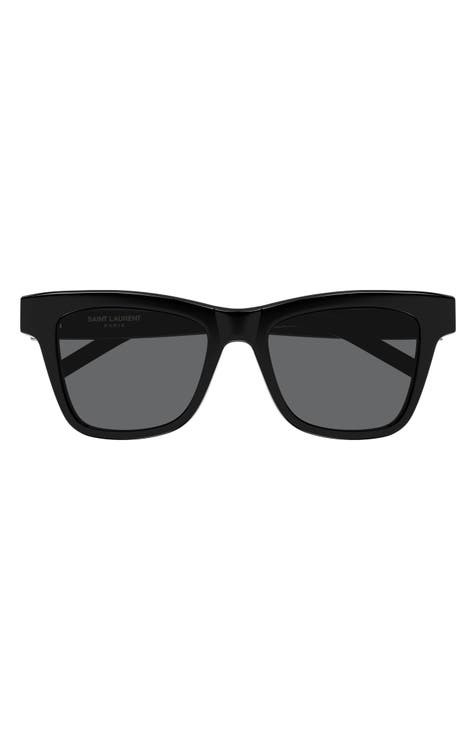 SAINT LAURENT: sunglasses for woman - Black  Saint Laurent sunglasses  758460Y9956 online at