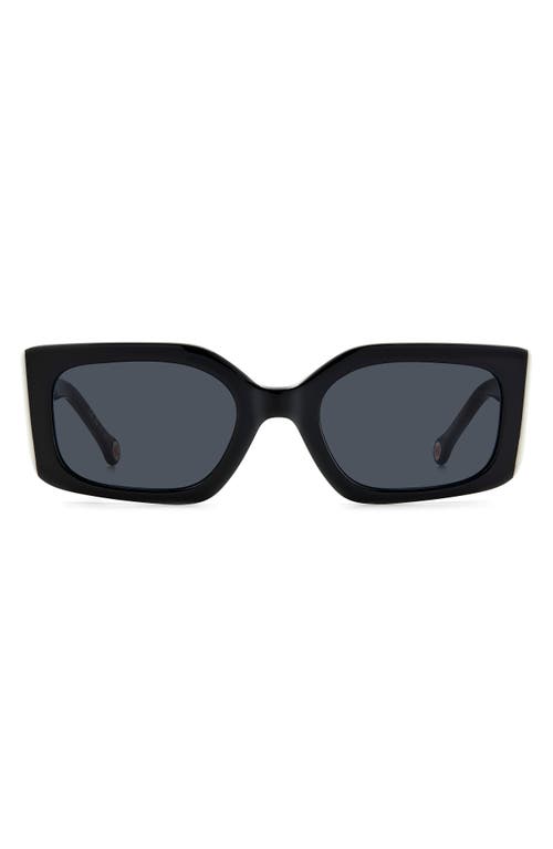 CAROLINA HERRERA CAROLINA HERRERA 53MM RECTANGULAR SUNGLASSES