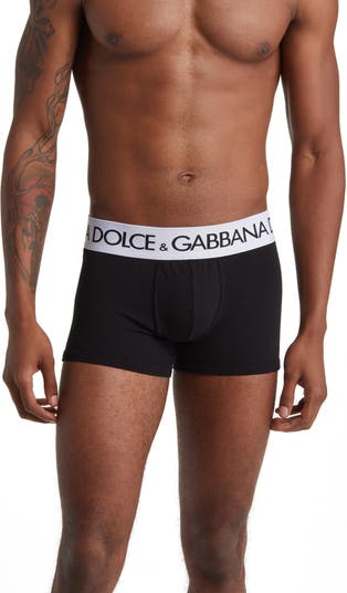 DOLCE & GABBANA Underwear White Cotton Stretch Regular Boxer IT3