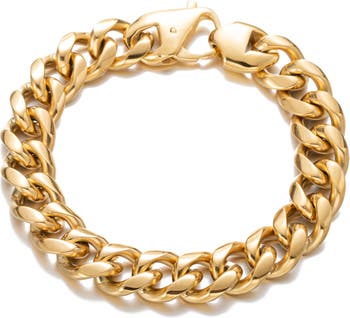 18K Gold Plated Luther Braided Chain Link Bracelet