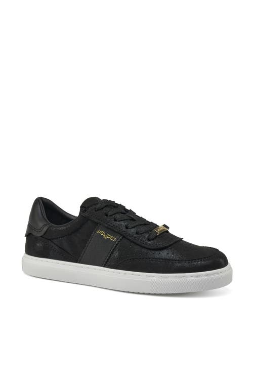Jslides Footwear Tinsely Sneaker In Metllic Black