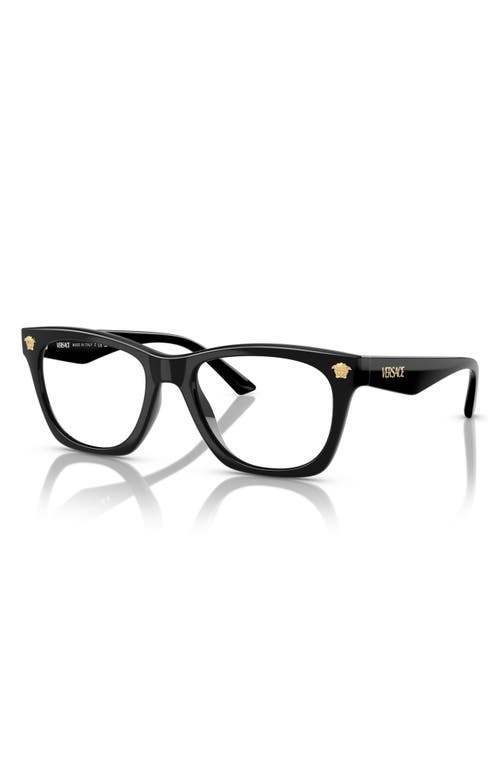 Versace 52mm Pillow Optical Glasses In Black