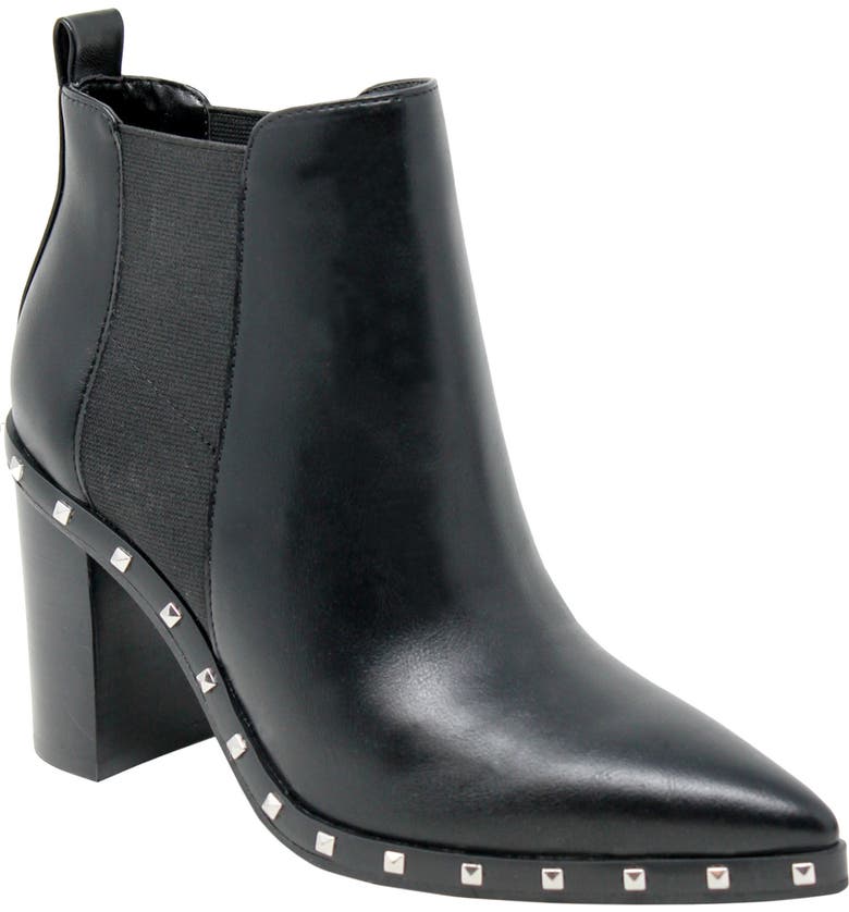 CHARLES BY CHARLES DAVID Duke Studded Chelsea Boot, Main, color, BLACK
