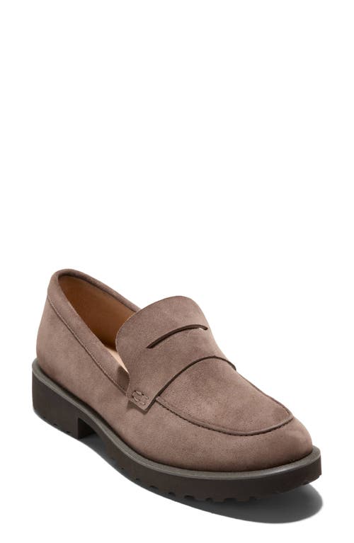 Cole Haan Geneva Platform Penny Loafer in Ch Lava Sd 