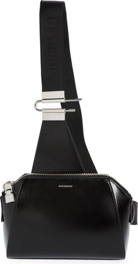 Givenchy Antigona Micro Leather Cross-body Bag, Black