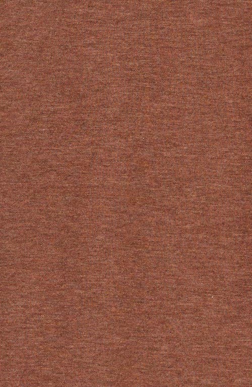 Johnston & Murphy Kids' Solid Reversible Quarter Zip Pullover In Rust/oatmeal