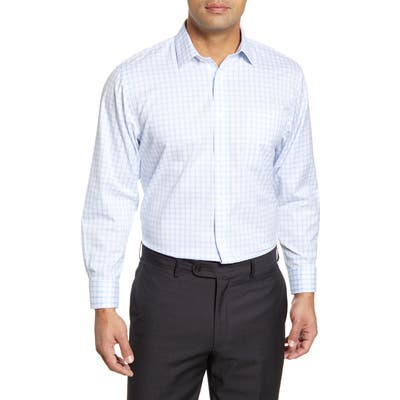 Nordstrom Shop Smartcare(TM) Traditional Fit Check Dress Shirt, Blue