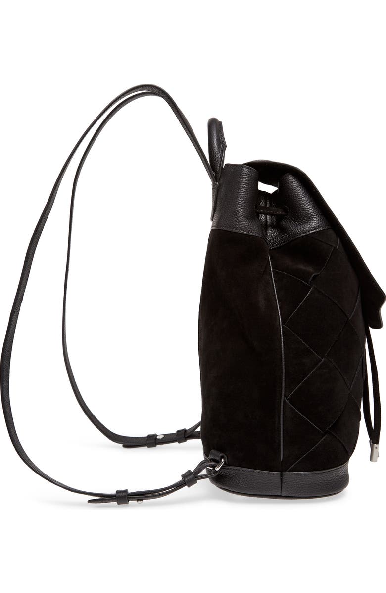 rag & bone Pilot Suede & Leather Backpack, Alternate, color, 