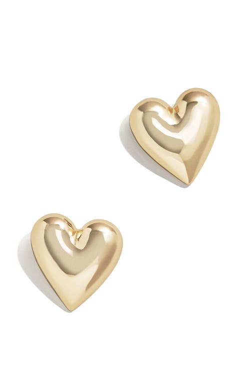 BaubleBar Melina Heart Drop Earrings in Gold at Nordstrom