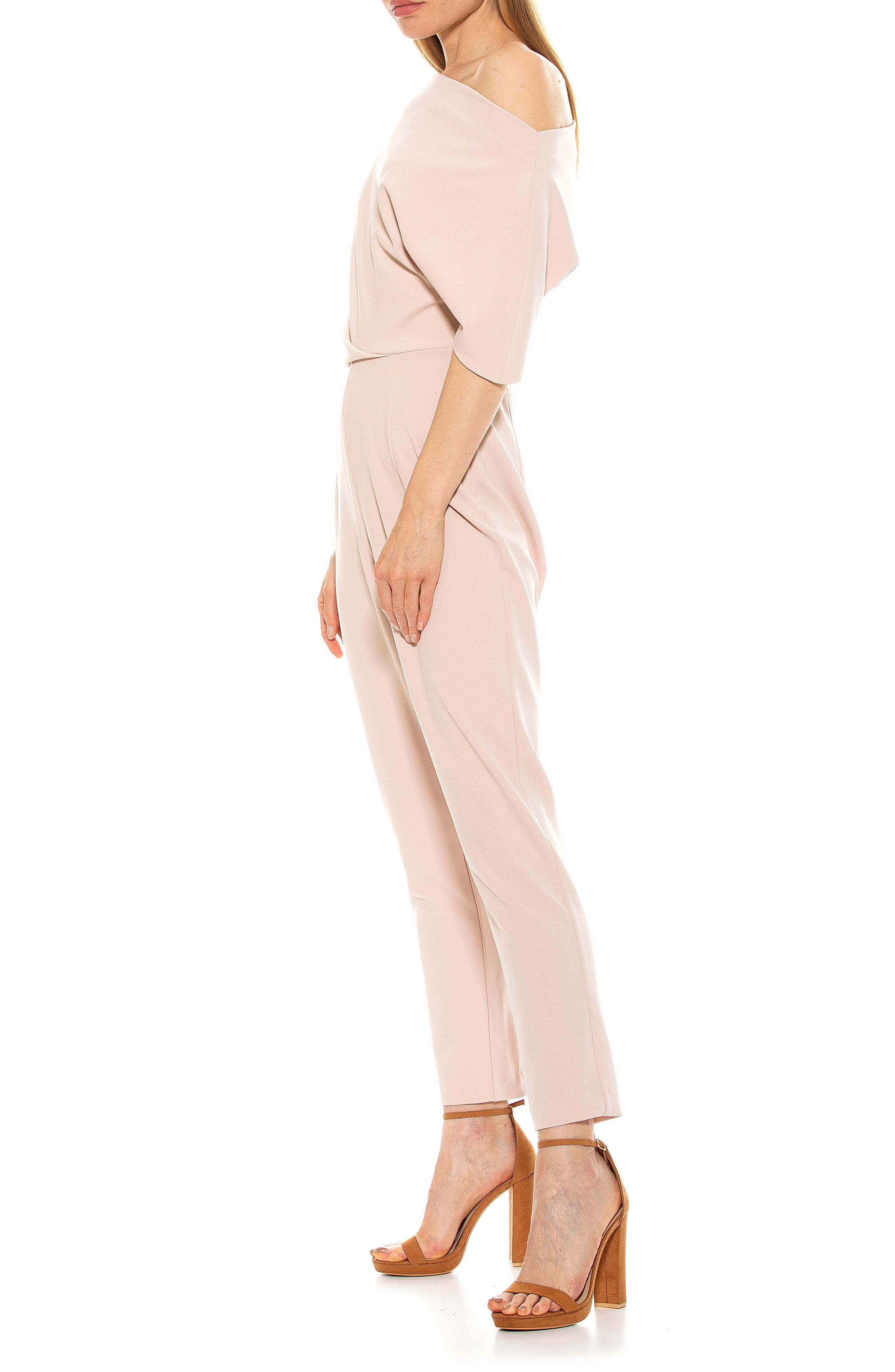 Alexia Admor Draped OneShoulder Jumpsuit Nordstrom Rack