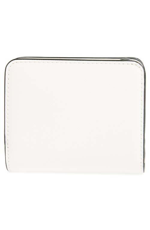 Marc Jacobs Trademarc Mini Compact Wallet In Cotton