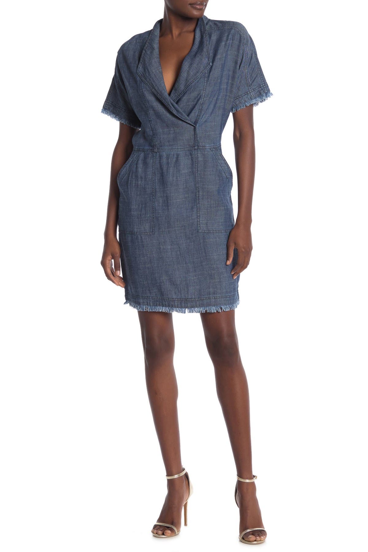 trina turk denim dress