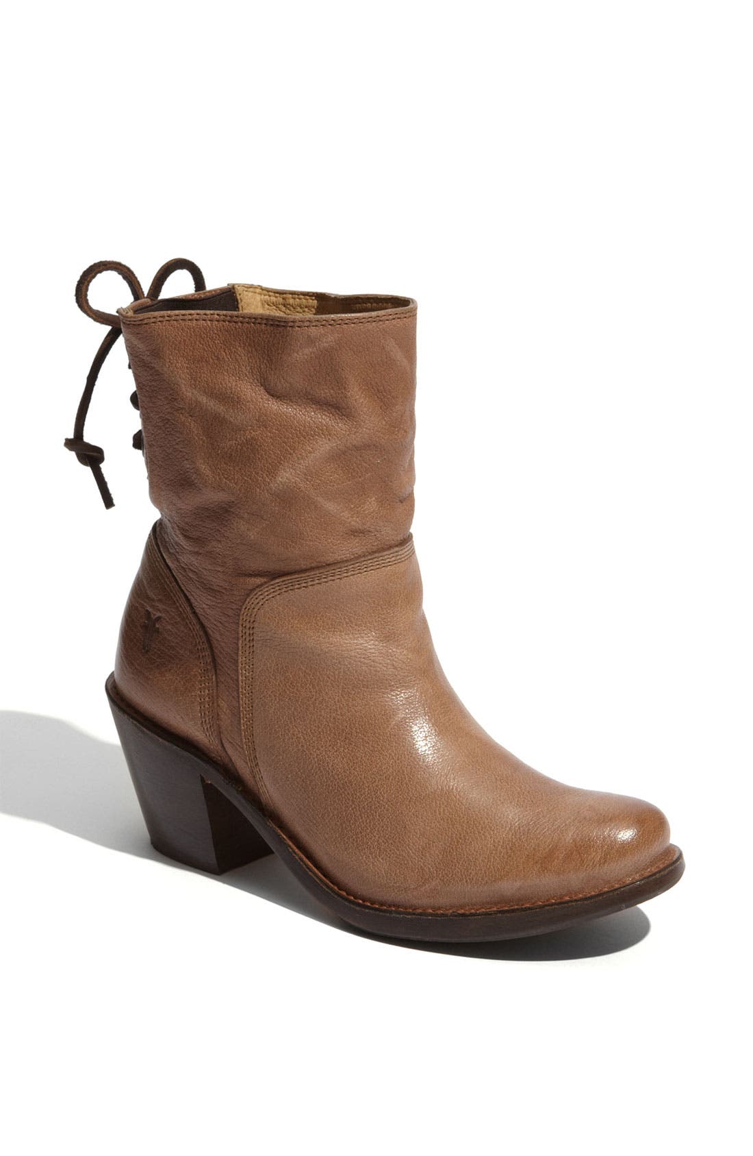 michael kors april leather and knit boot