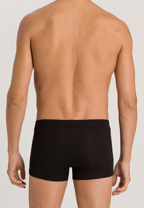 Hanro Natural Function Tencel Boxer Brief In Black