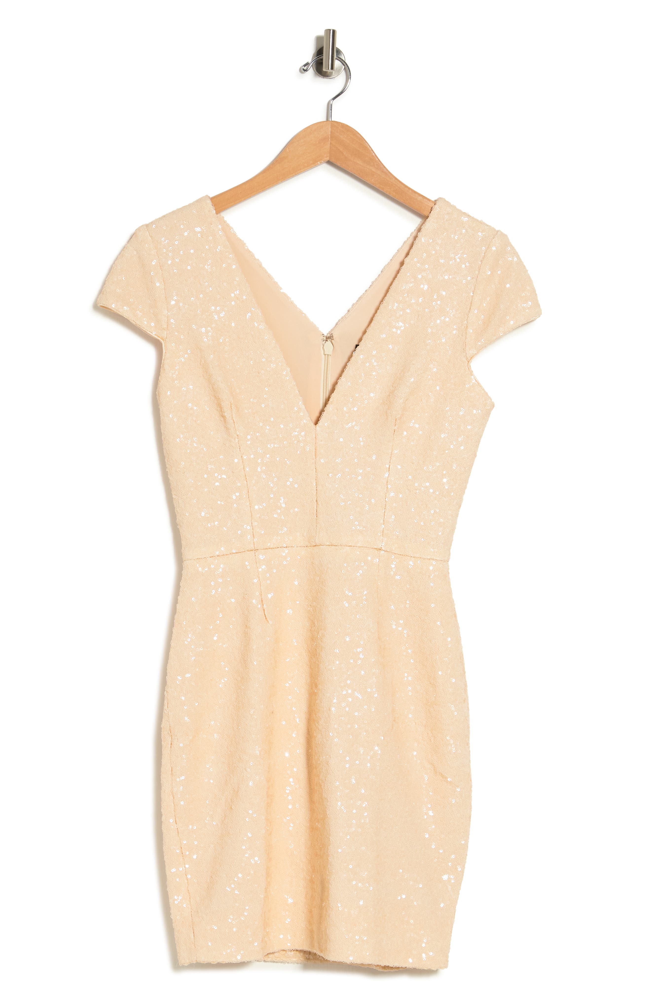 zoe sequin minidress