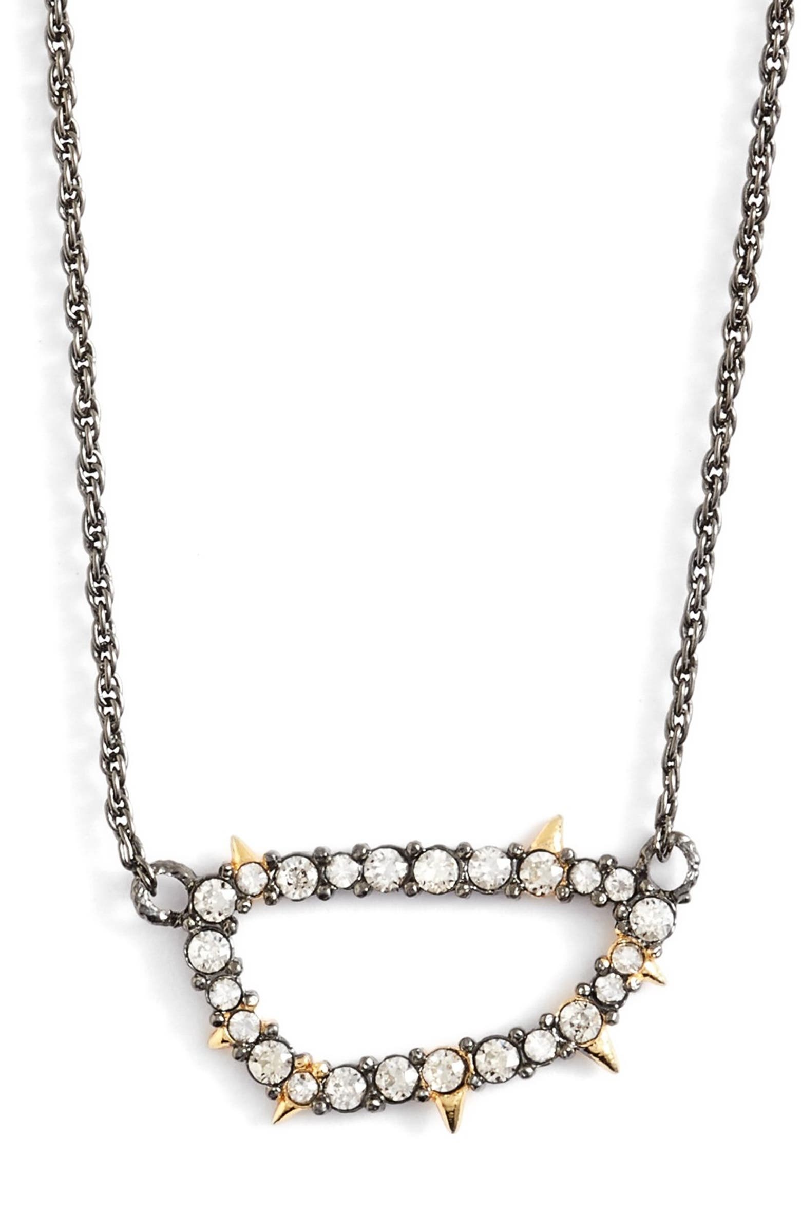 Alex Bittar 'Elements' Spike Crystal Link Pendant Necklace | Nordstrom