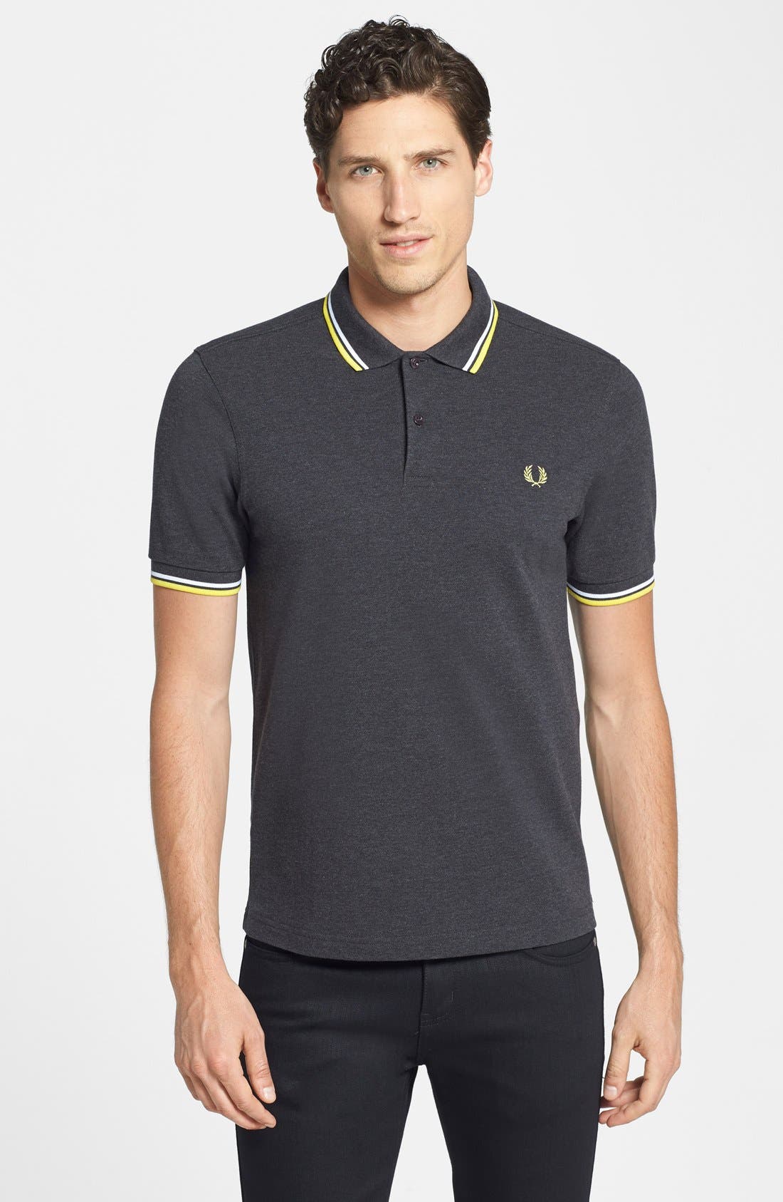Fred Perry Trim Fit Twin Tipped Polo Nordstrom