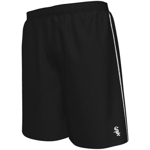 MAJESTIC Men's Fanatics Branded Black Chicago White Sox Big & Tall Mesh Shorts