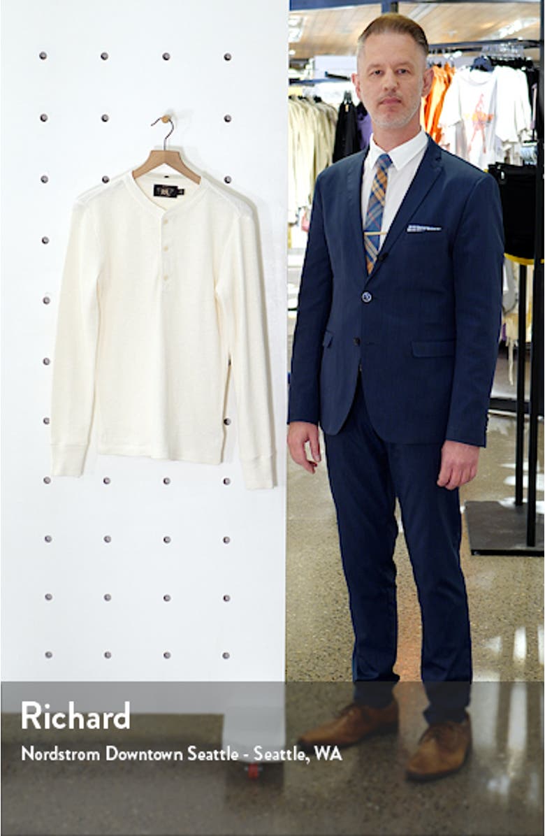 Double RL RRL Waffle Knit Cotton Henley Nordstrom