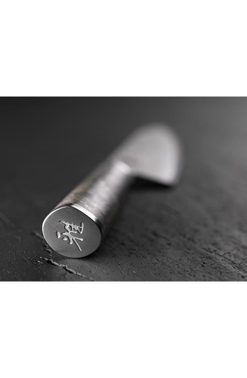 Miyabi 5000mcd Artisan 7-inch Rocking Santoku Knife In Stainless Steel