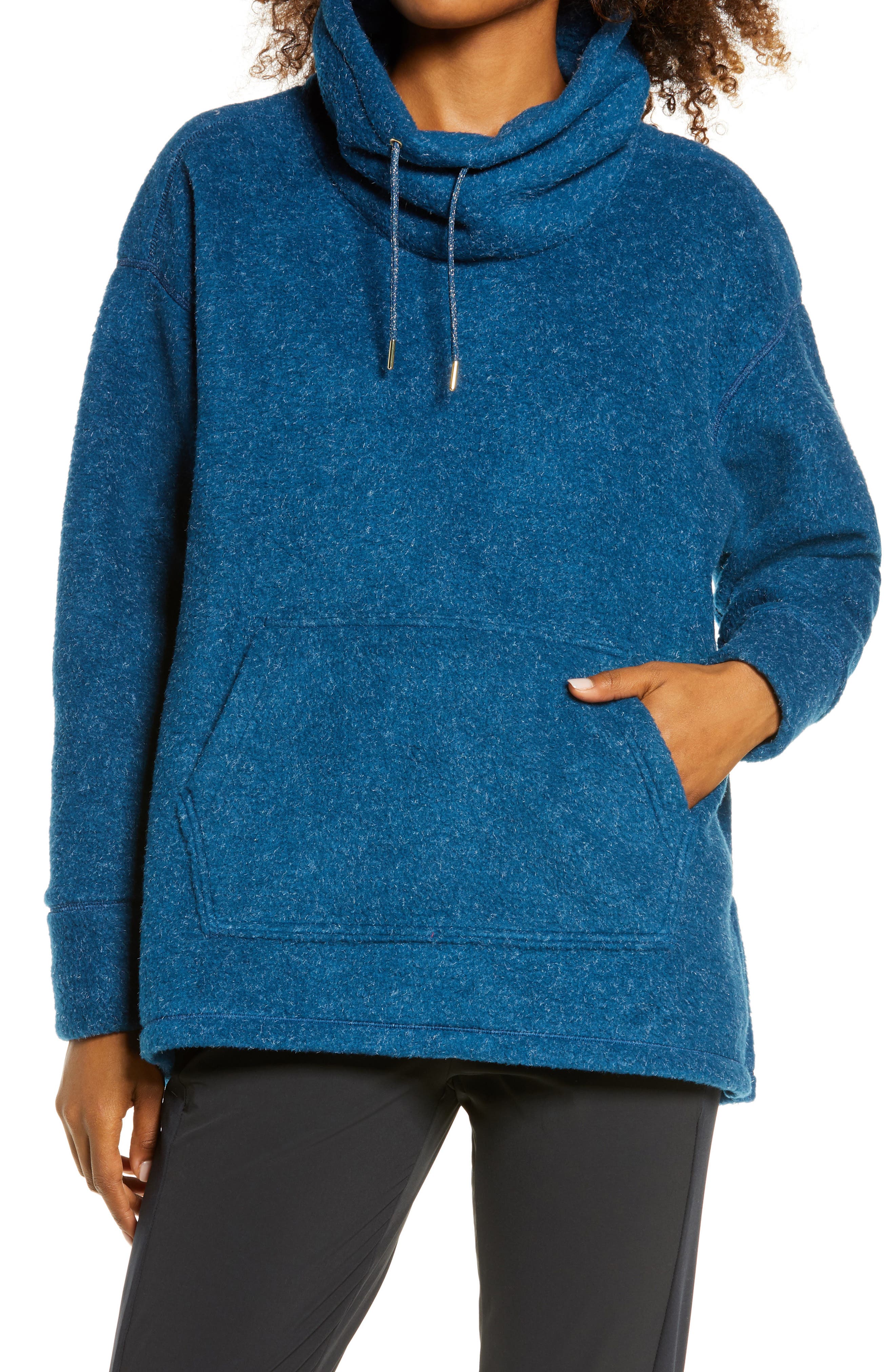 Nike cowl neck fleece pullover Clearance