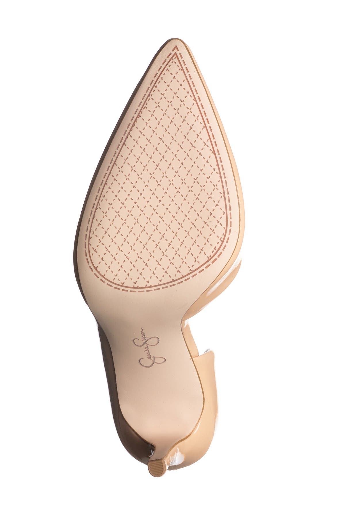 Jessica Simpson Paryn D'orsay Pointed Toe Pump In Medium Beige
