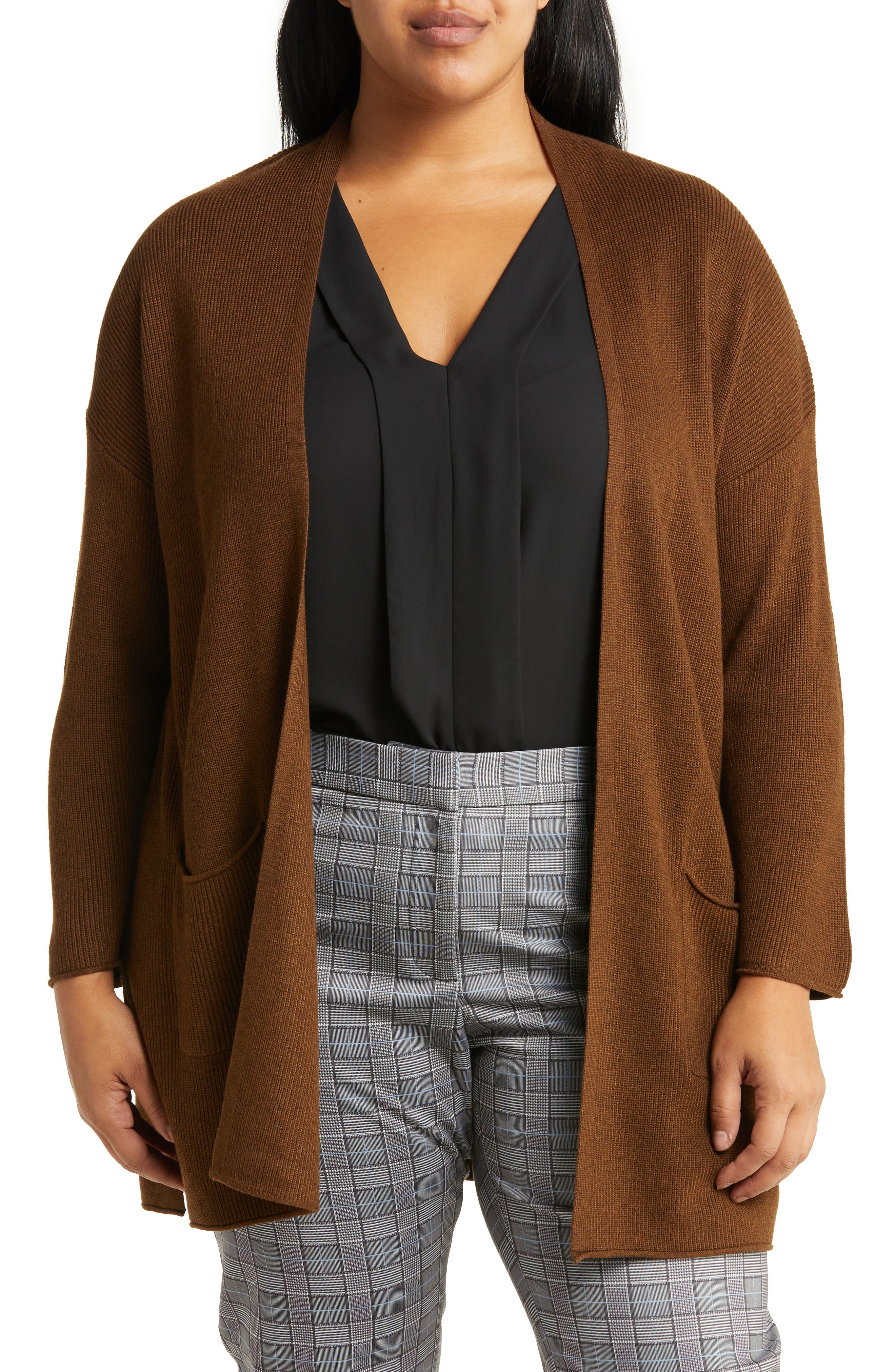 Brown Cardigan Sweaters for Women 