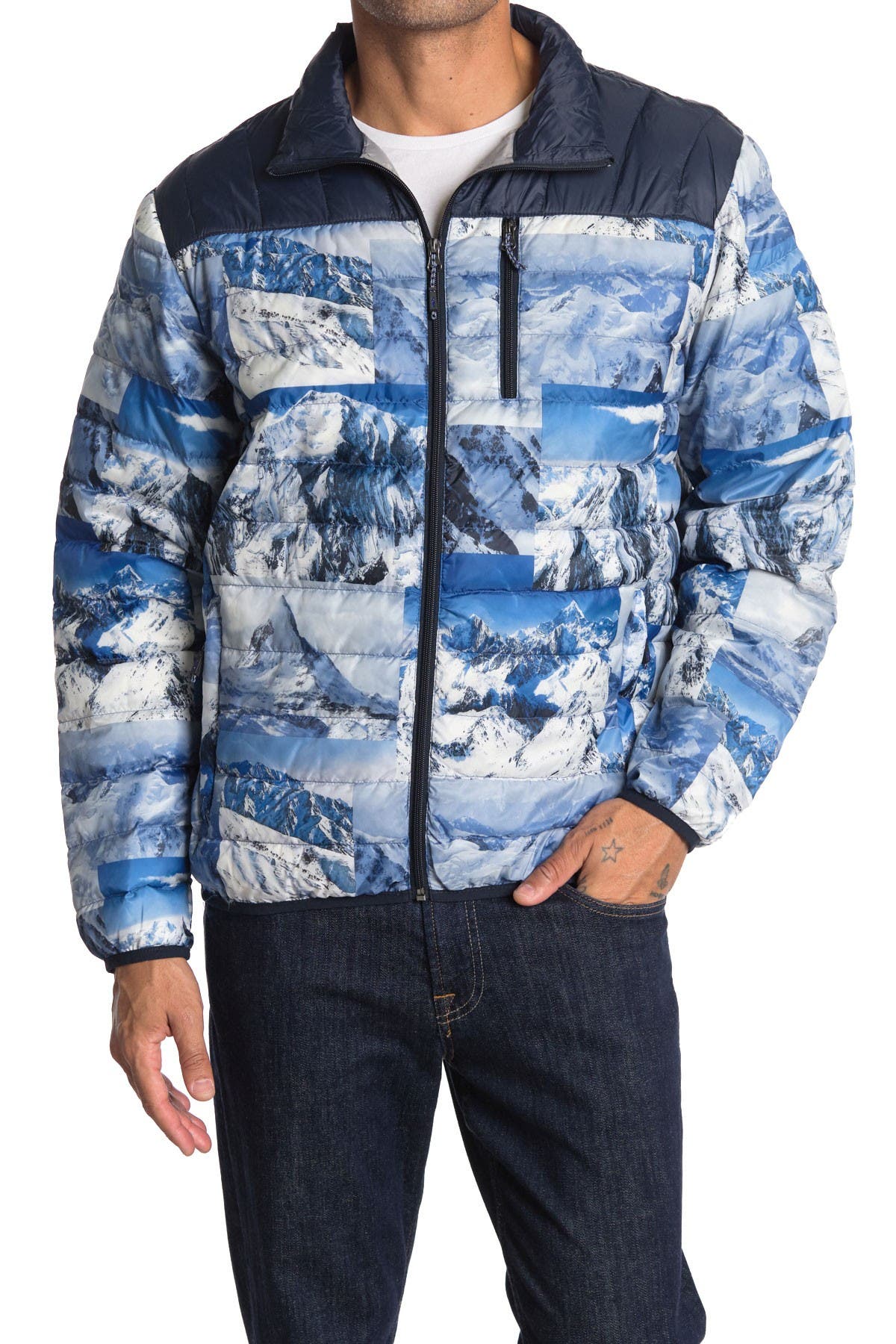 Co. Packable Quilted Camo Jacket 