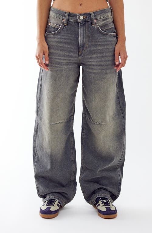 BDG Urban Outfitters Logan Tinted Wide Leg Jeans Light Grey at Nordstrom, 32