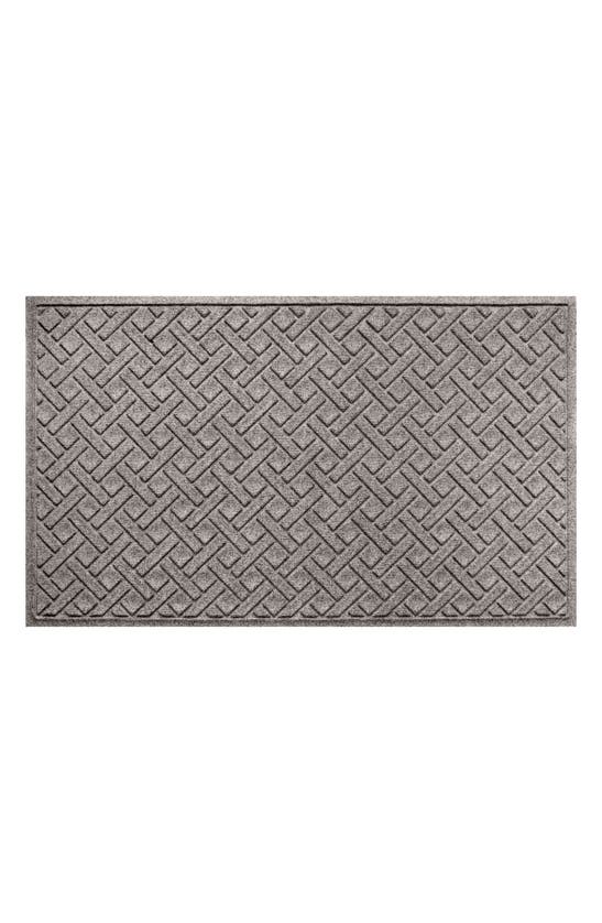 Bungalow Flooring Waterhog Lattice Floor Mat In Gray