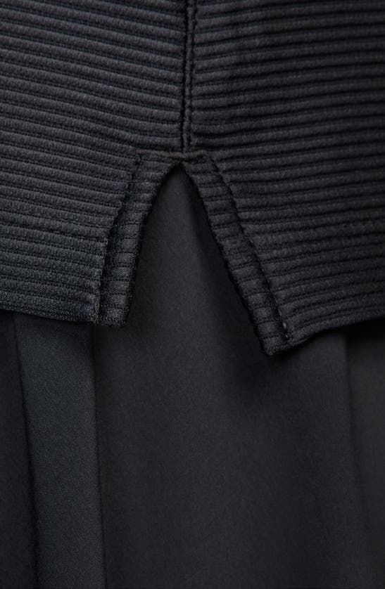 Shop Nike Victory Dri-fit Sleeveless Golf Polo In Black/ White