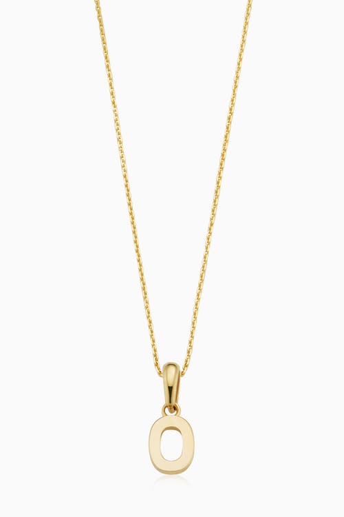 Oradina 14k Gold My Number Pendant Necklace In Number 8