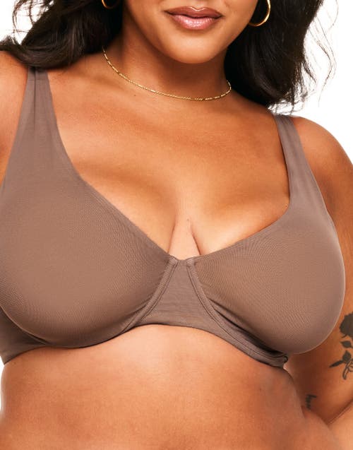 Shop Adore Me Ivy Unlined Triangle Bra In Medium Beige