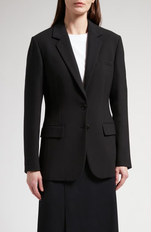 The Row Linda Virgin Wool Blazer Black at Nordstrom,