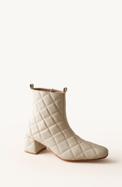 Shop Huma Blanco Belen Quilted Boot In Quilted Bone