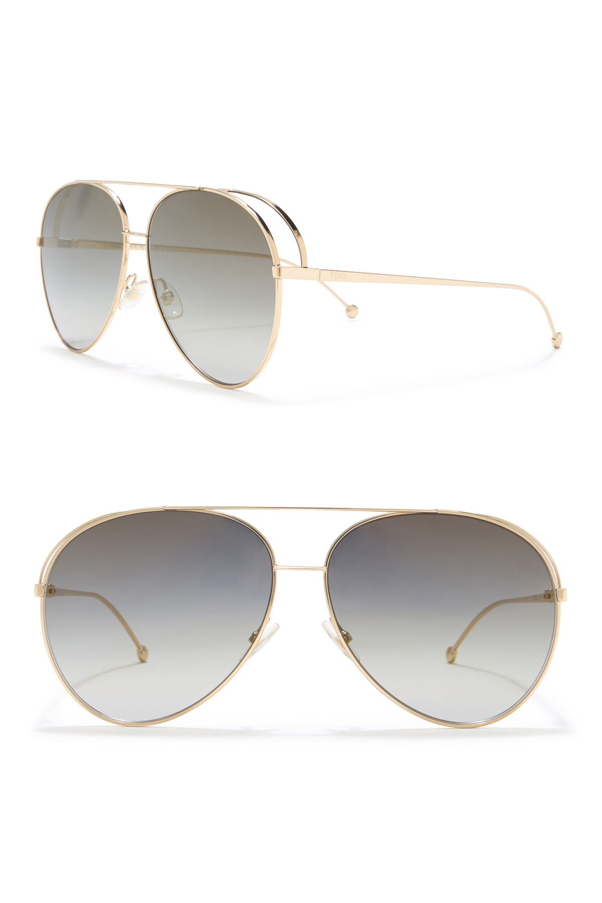 fendi women's aviator sunglasses