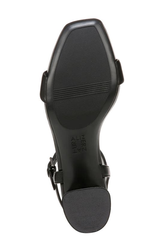 Shop Naturalizer Izzy Ankle Strap Sandal In Black Leather