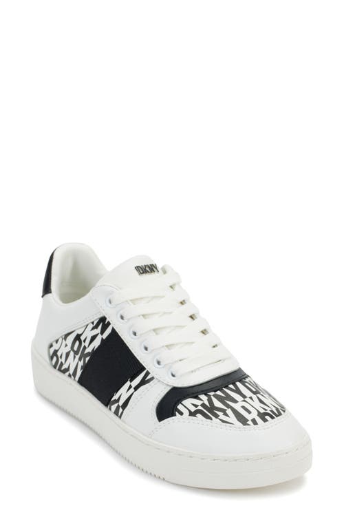 DKNY Odlin Sneaker in Black/White