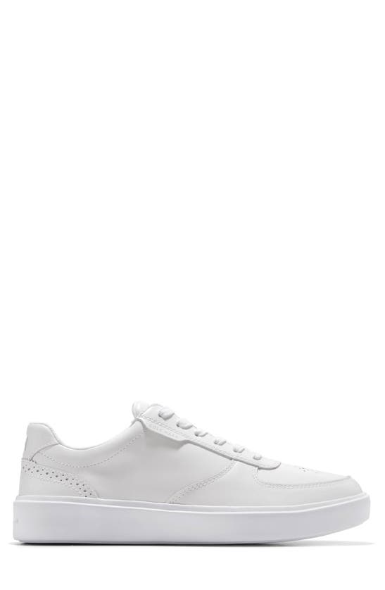 Shop Cole Haan Grand Crosscourt Sneaker In Optic White/ Optic White