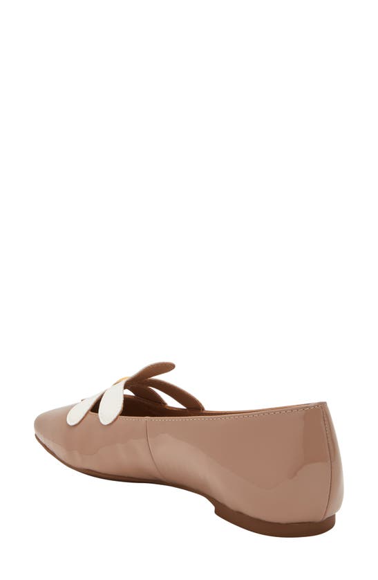 Shop Katy Perry The Evie Daisy Flat In True Taupe