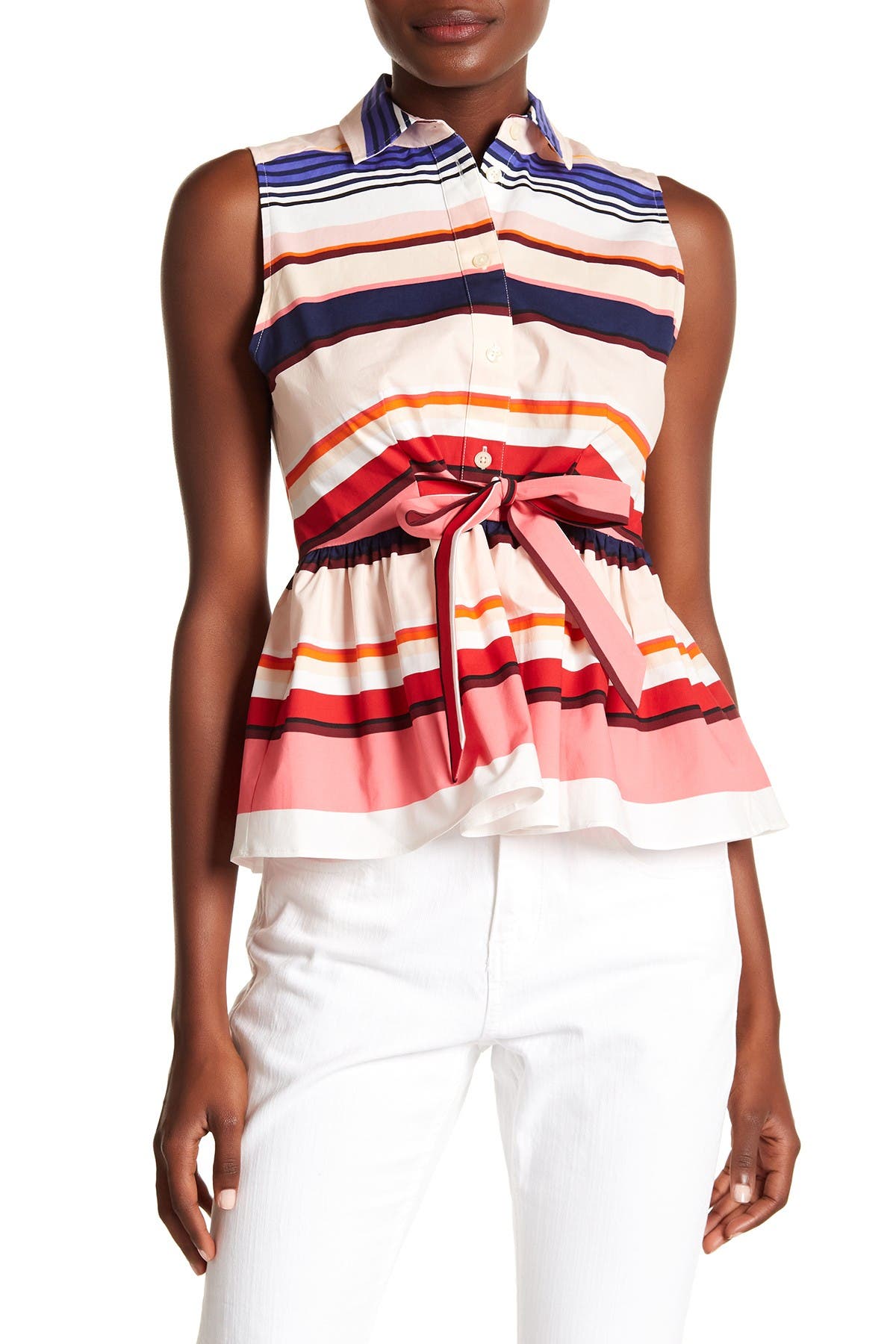 kate spade peplum top