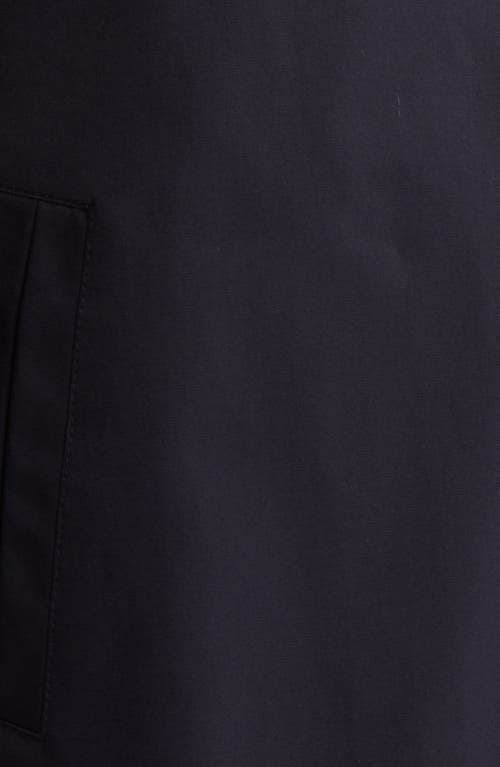 Sam Edelman Mac Longline Coat With Removable Hood In Navy