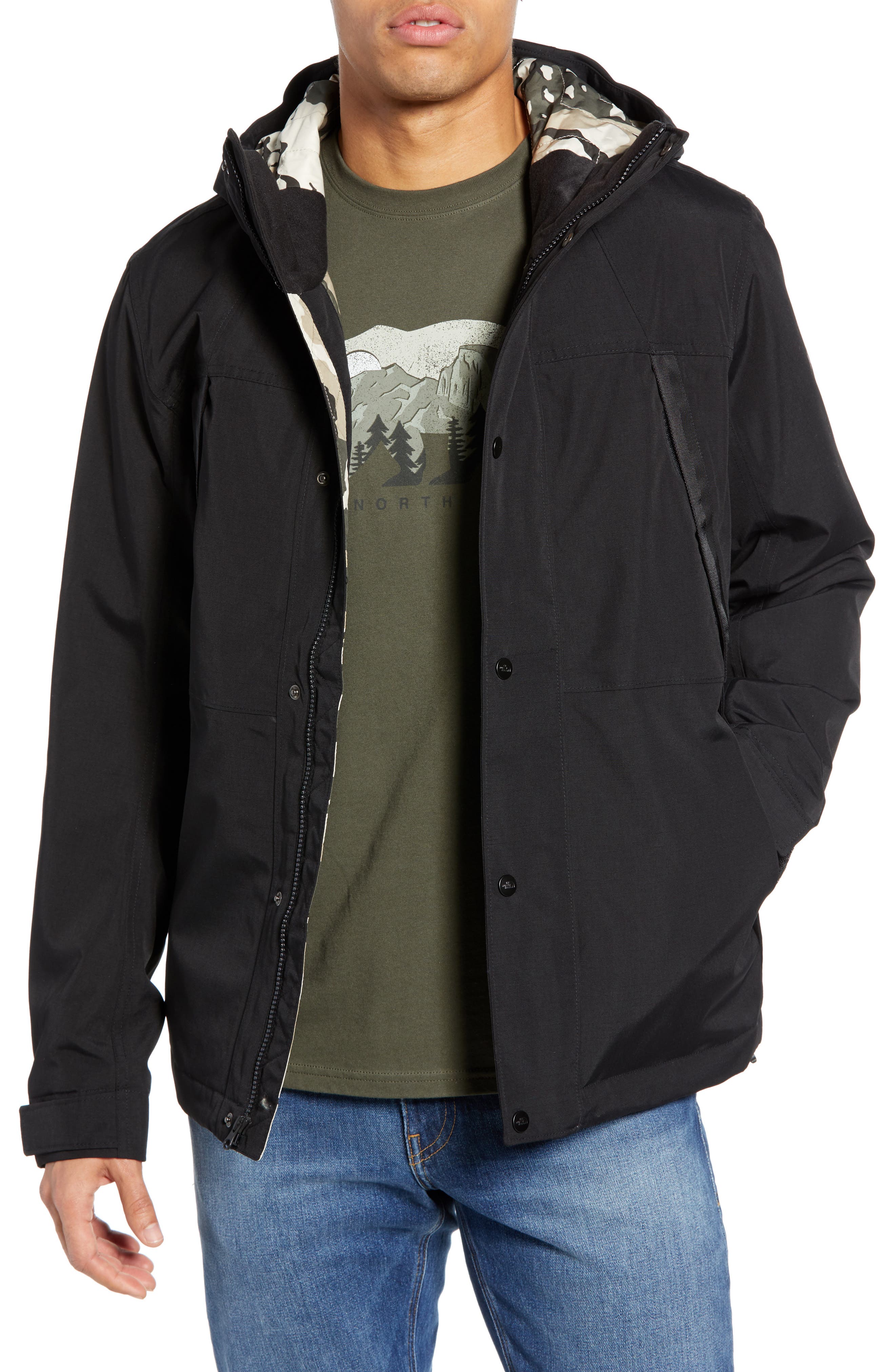 north face men's stetler insulated rain jacket