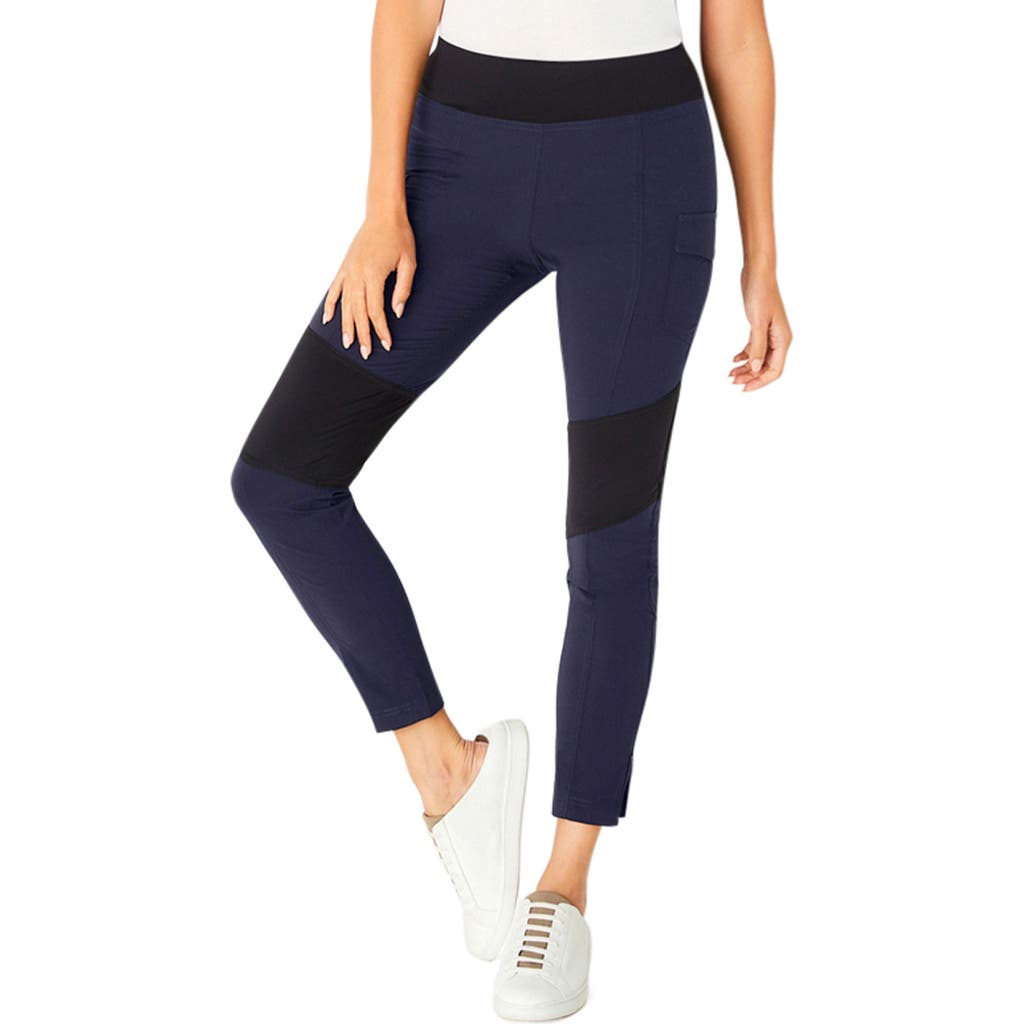 Anatomie The Andrea Contrast-Panel Legging in Navy