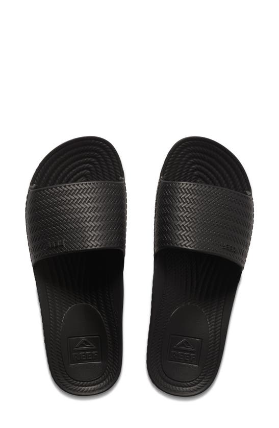 Reef Water Scout Slide Sandal In Black