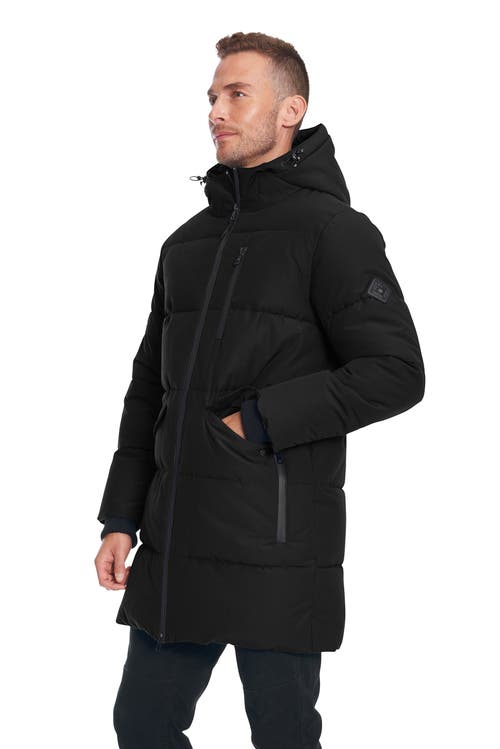 Alpine North Jasper Men's Vegan Down (recycled) Puffer Coat In Black