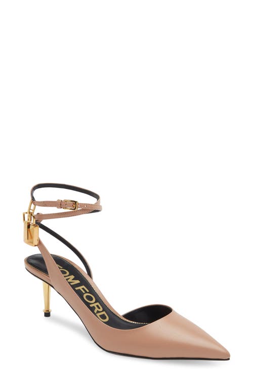 TOM FORD Padlock Pointed Toe Pump at Nordstrom,