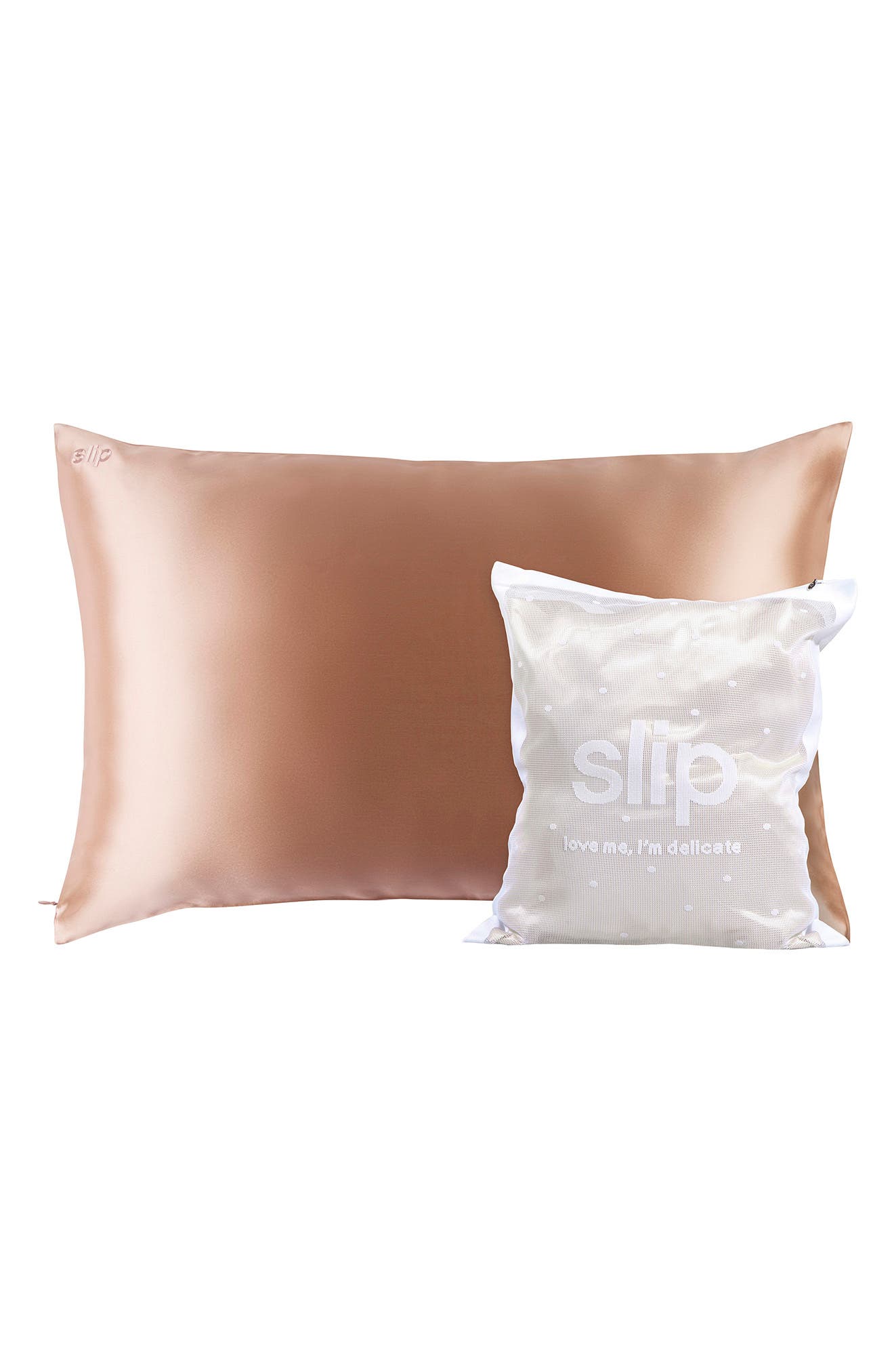 SLIP Love Me I'm Delicate Pillowcase & Delicates Laundry Bag Set