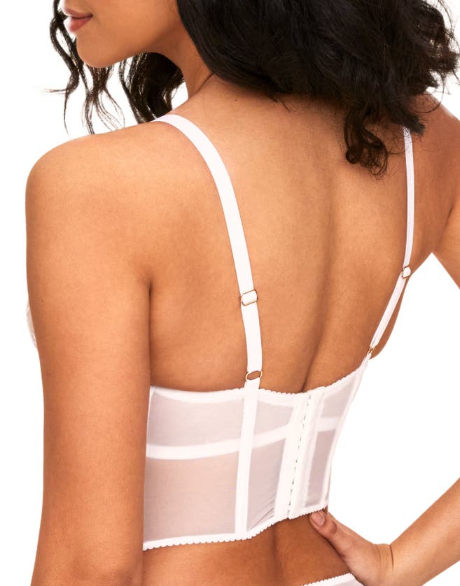 Shop Adore Me Avara Cropped Bustier In White
